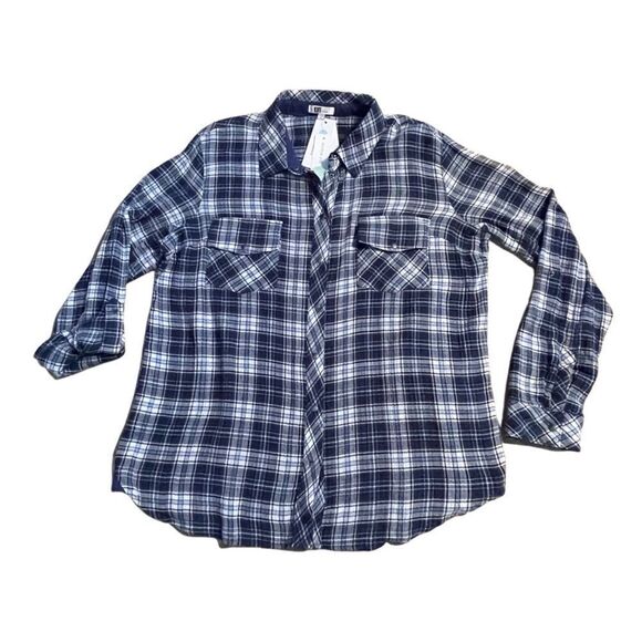 Kut From the Kloth Boylen Snap Front Plaid Shirt - Picture 4 of 14